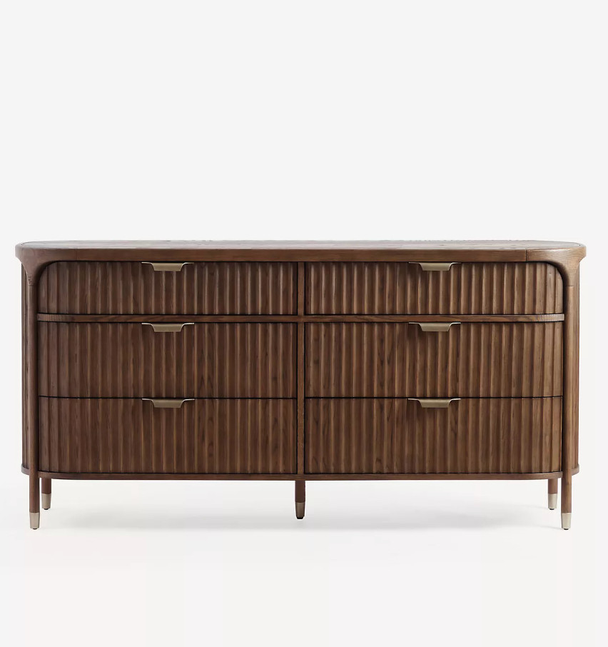 The Isla Fluted-Wood Six-Drawer Dresser, Interior Design, Home Decor 

 #LTKHome