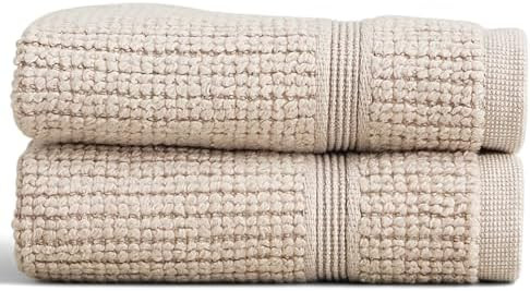 Douro Washcloth Set – 2 Pack Luxury Cotton Towels, Ultra Soft & Absorbent, Quick-Dry Spa-Qualit... | Amazon (US)