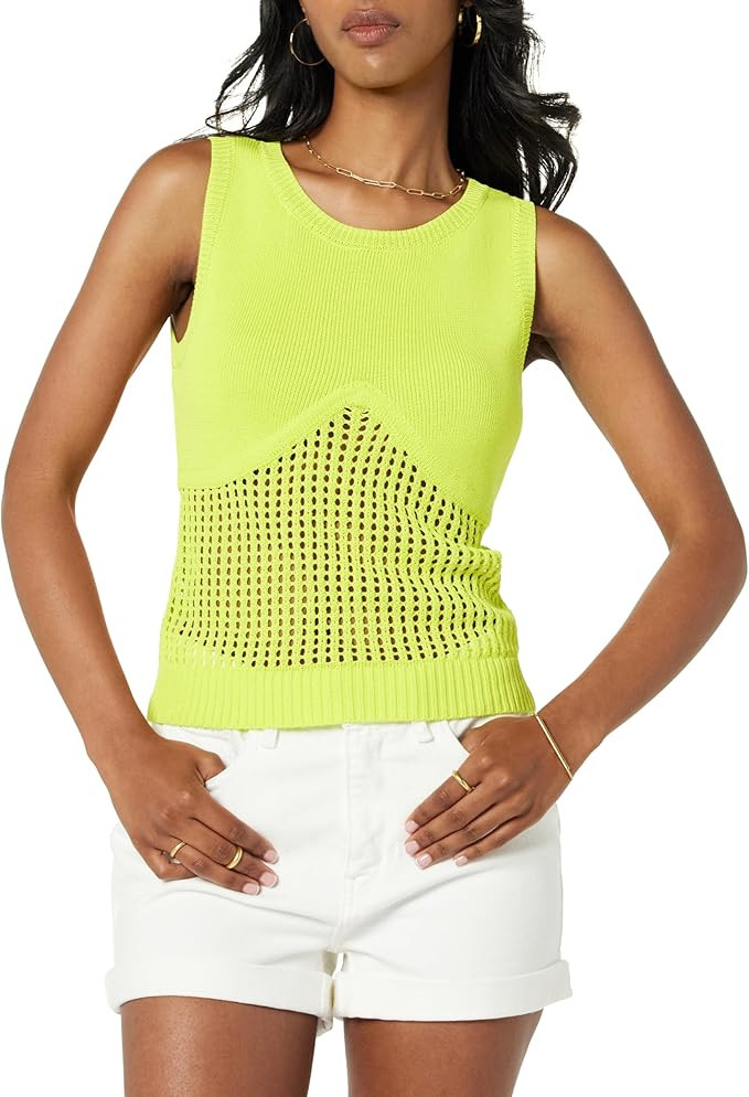 The Drop Women’s Crocheted Crew Neck Tank | Amazon (US)