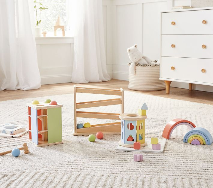 Wooden Rotating Shape Sorter | Pottery Barn Kids