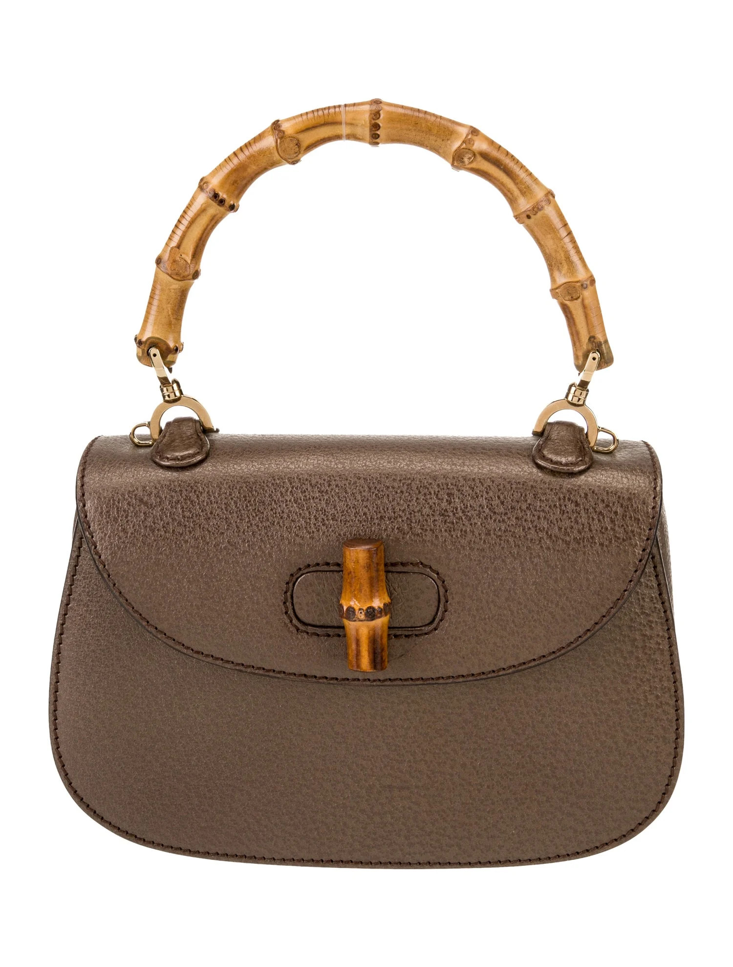 Bamboo Top Handle Bag | The RealReal