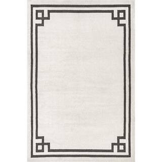 nuLOOM Imani Classic Border Beige 9 ft. x 12 ft. Area Rug RZSP19B-9012 - The Home Depot | The Home Depot