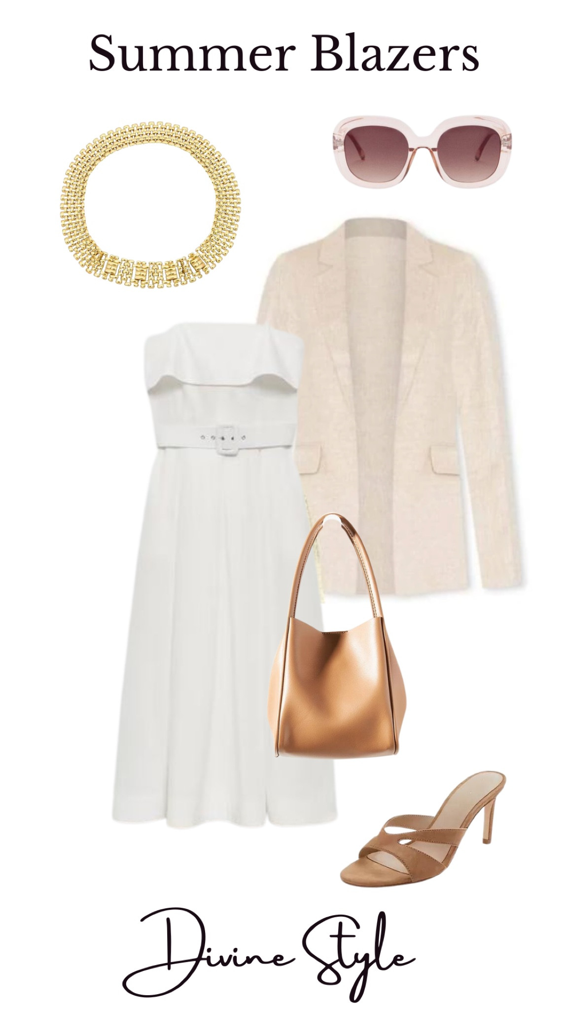 Layered in this chic neutral outfit for summer work days to nights on the town.

#LTKSummerSales #LTKShoeCrush #LTKFindsUnder100