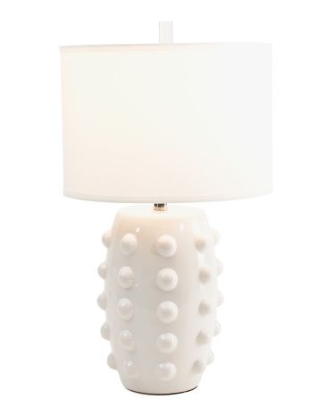 26in Ceramic Dots Table Lamp | TJ Maxx