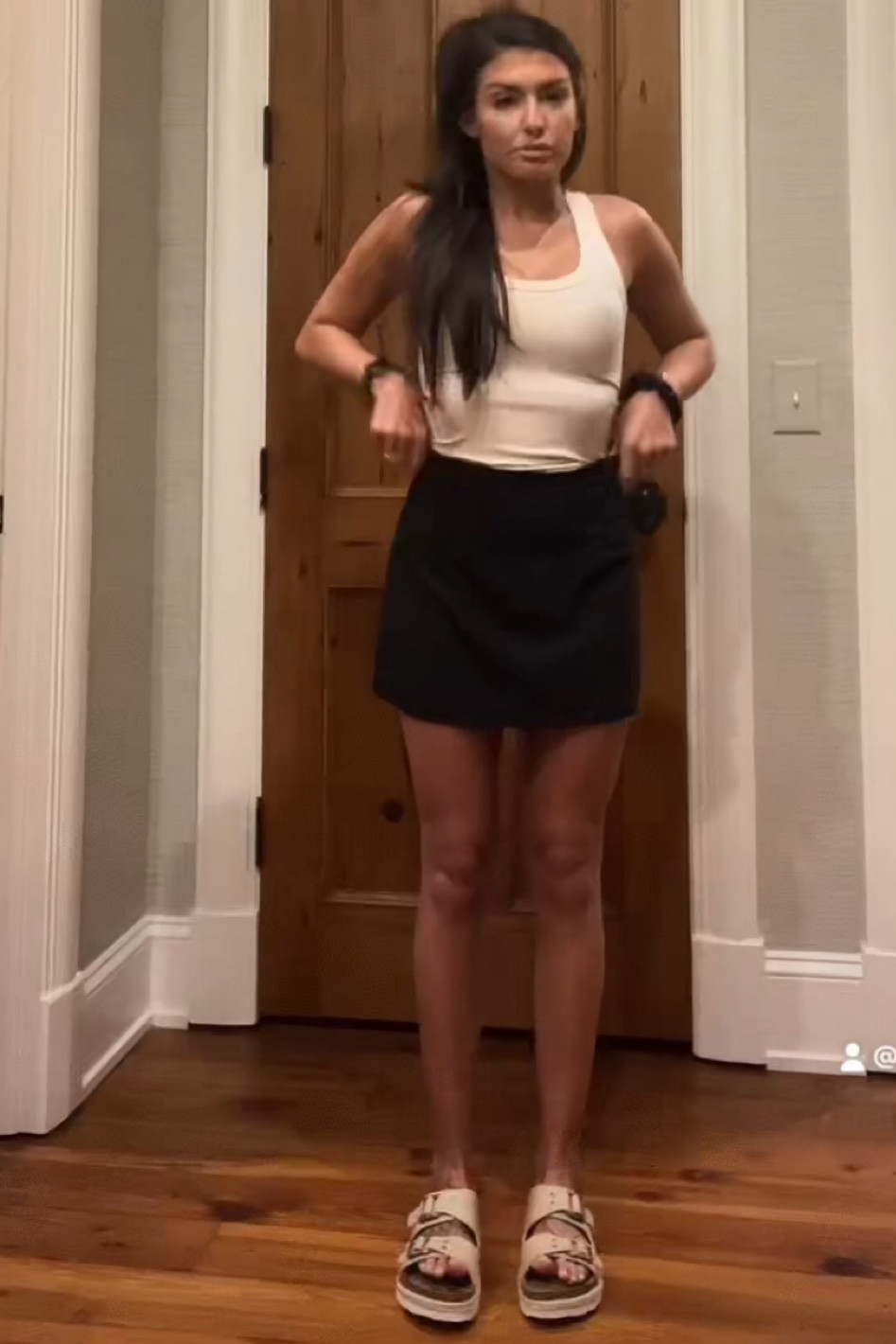 Tank Top: Bone - Size 4 
Skirt : Black - Size 2 
#lululemon

#LTKFitness #LTKSeasonal #LTKFind