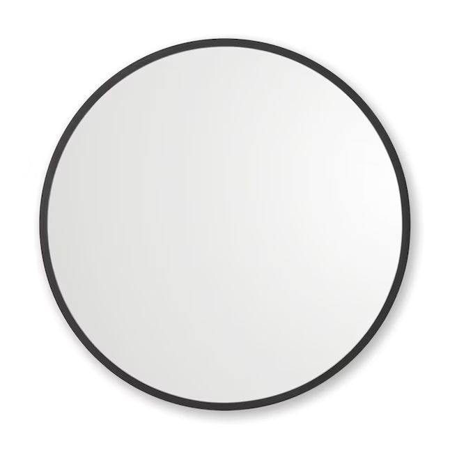 Better Bevel 36-in x 36-in Black Round Bathroom Vanity MirrorItem #2836592 |Model #19004 | Lowe's