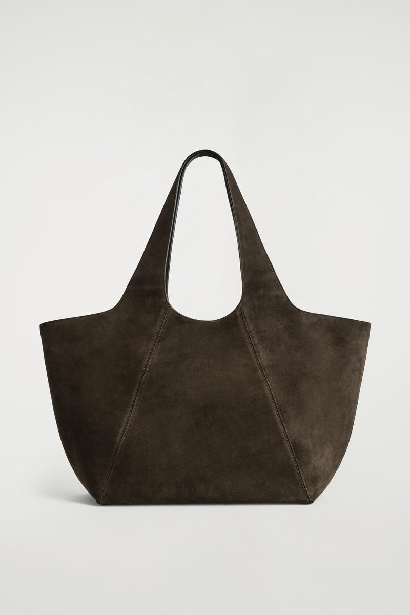 Sculpted Tote Bag - Suede | COS UK