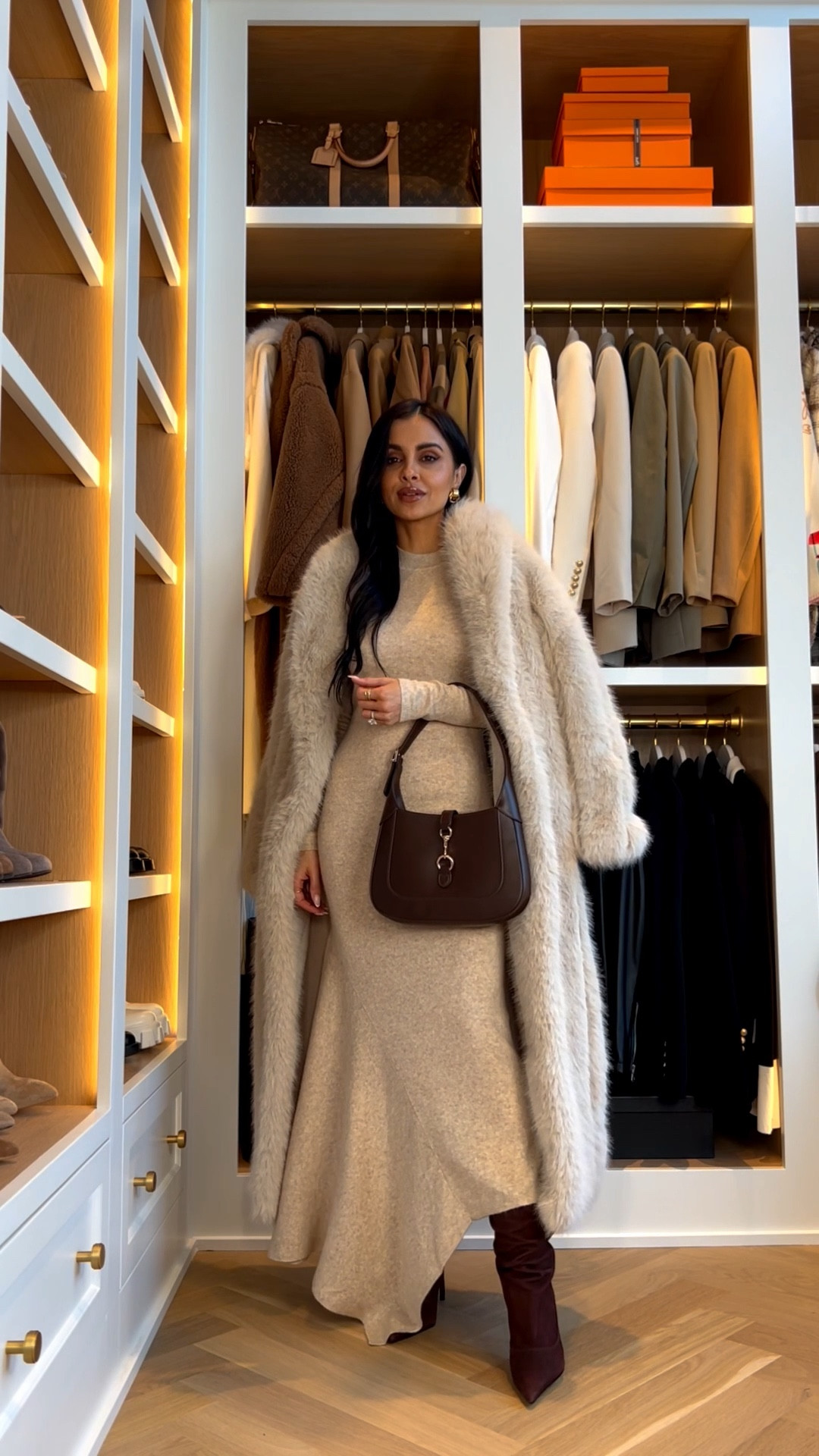 Holiday party outfit
Nordstrom faux fur coat linking similar
Revolve sweater dress
Schutz slouchy boots on sale
Amazon Gucci look bag

#LTKSeasonal #LTKHoliday #LTKSaleAlert