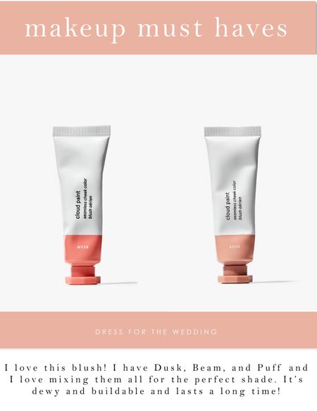 Love Glossier Cloud Paint!
I have it in 3 colors to mix and match and build the perfect shade. Great for over women. Keeps skin dewy and hydrated. Great gift for her, stocker stuffer, makeup for mature skin, blush, crème blush, Glossier .

#LTKbeauty #LTKGiftGuide #LTKover40