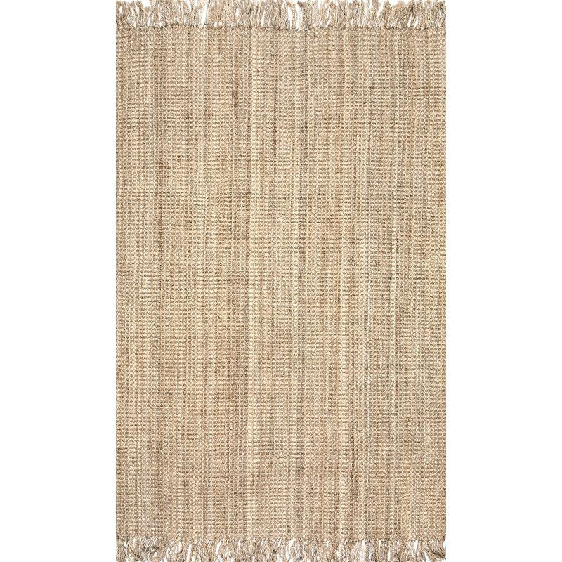 Hand Woven Chunky Loop Jute Area Rug - nuLOOM | Target