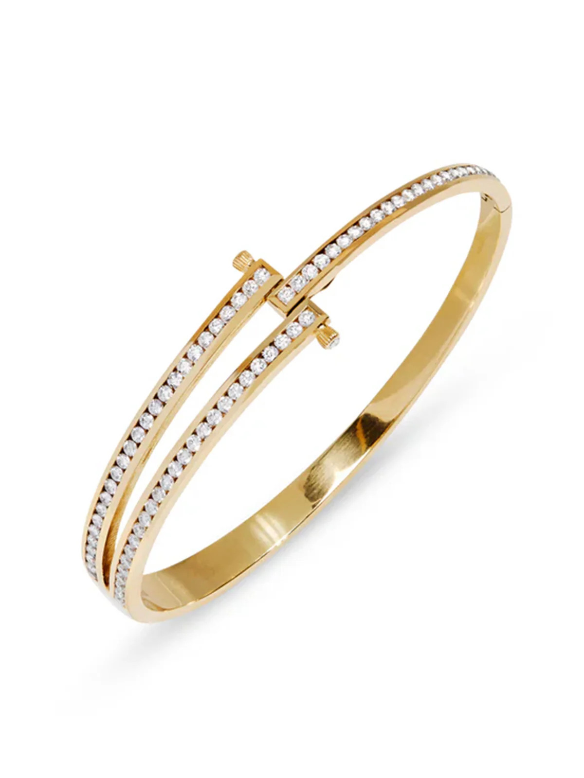 Magna Yellow Gold Bangle Bracelet | YLANG 23