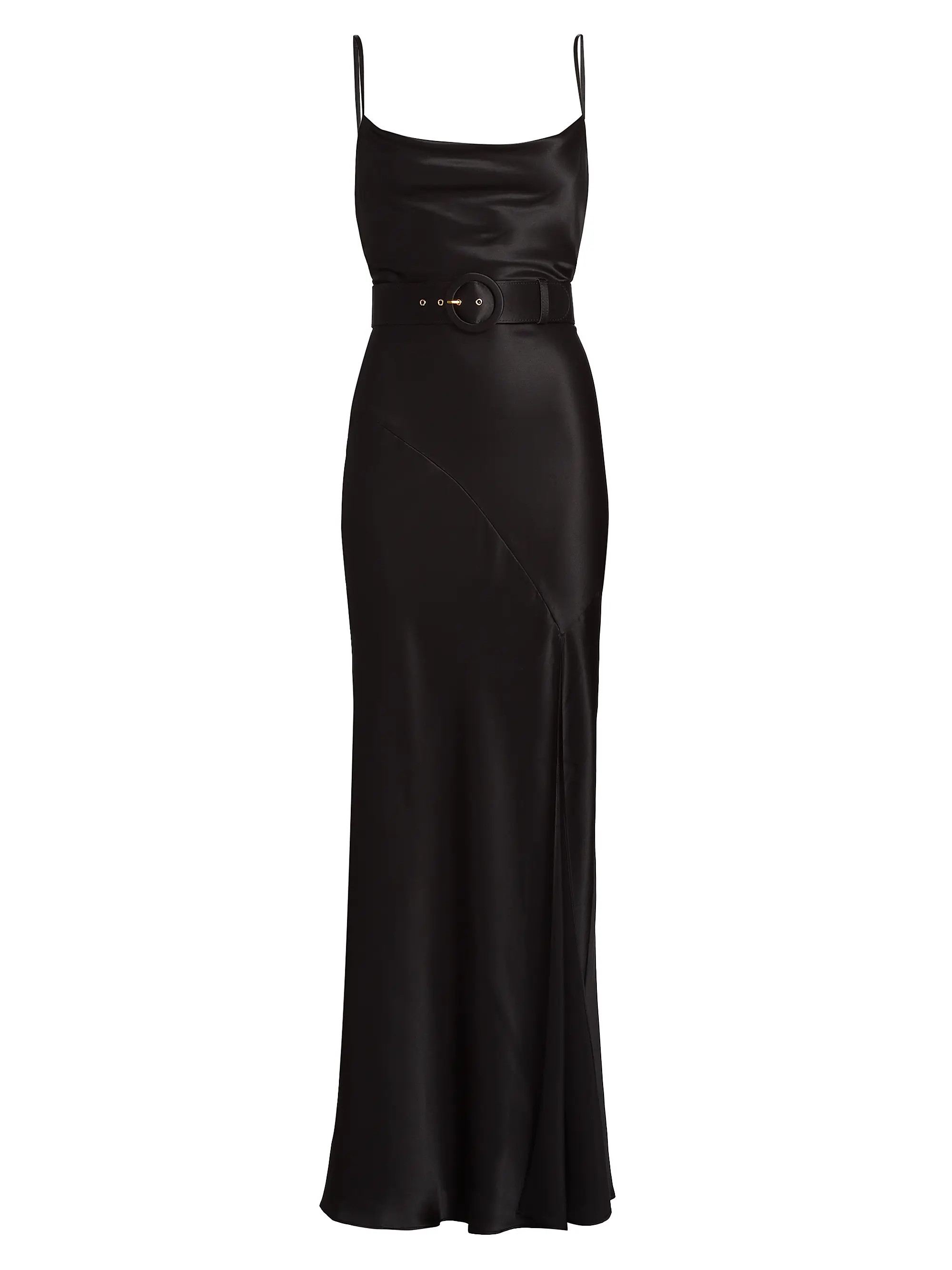 Simone Silk Belted Slipdress | Saks Fifth Avenue