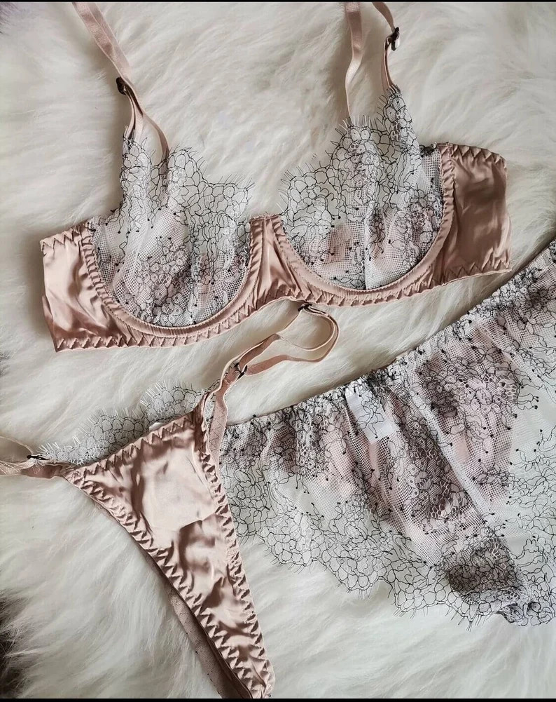 Lingerie Set lingerie See Through-luxurious Embroidered | Etsy | Etsy (US)