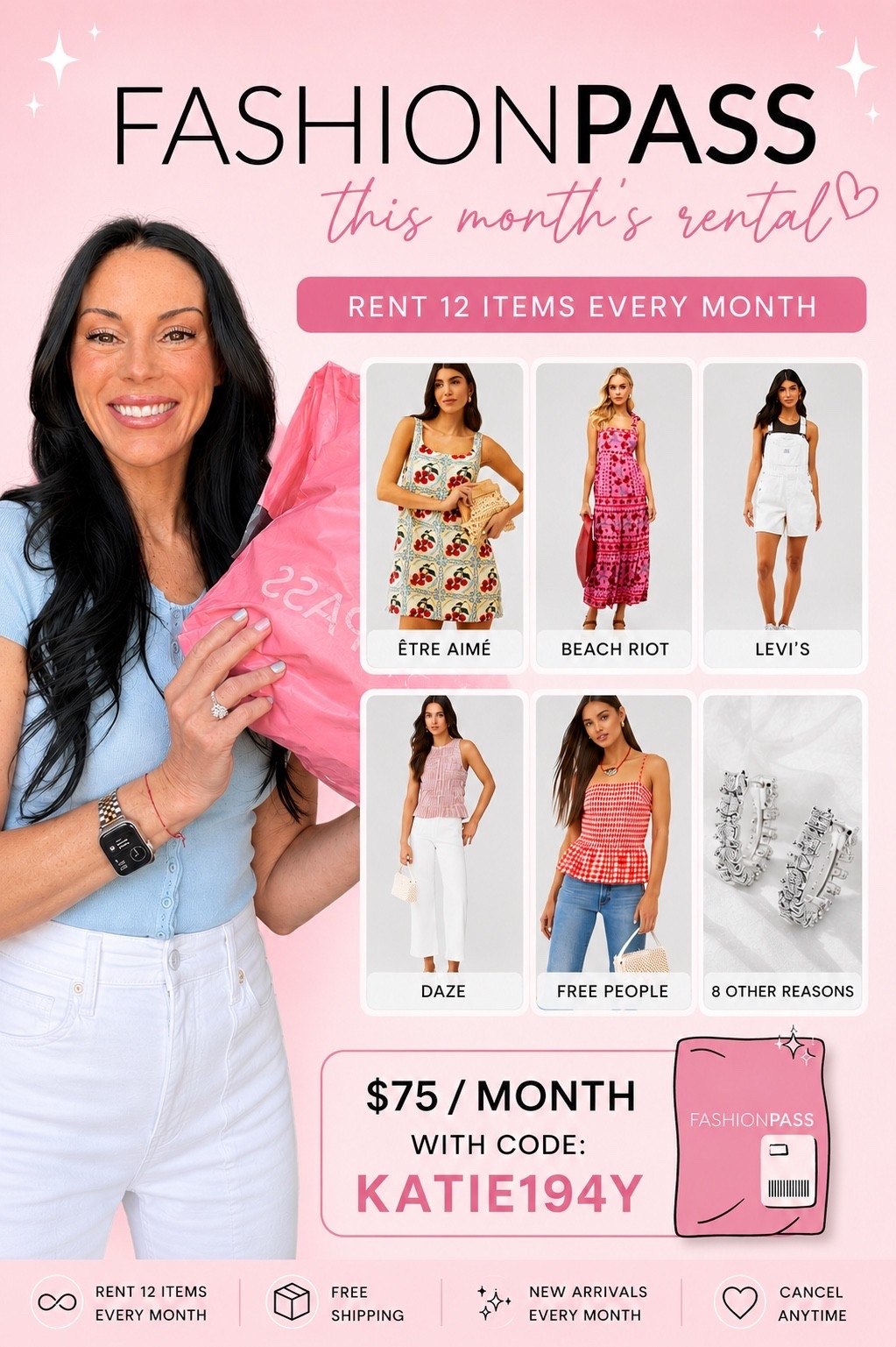 This month’s FashionPass order is HERE 💌✨
Renting my wardrobe = my favorite life hack 🙌🏻

#LTKmomlife #LTKPetite #LTKootd