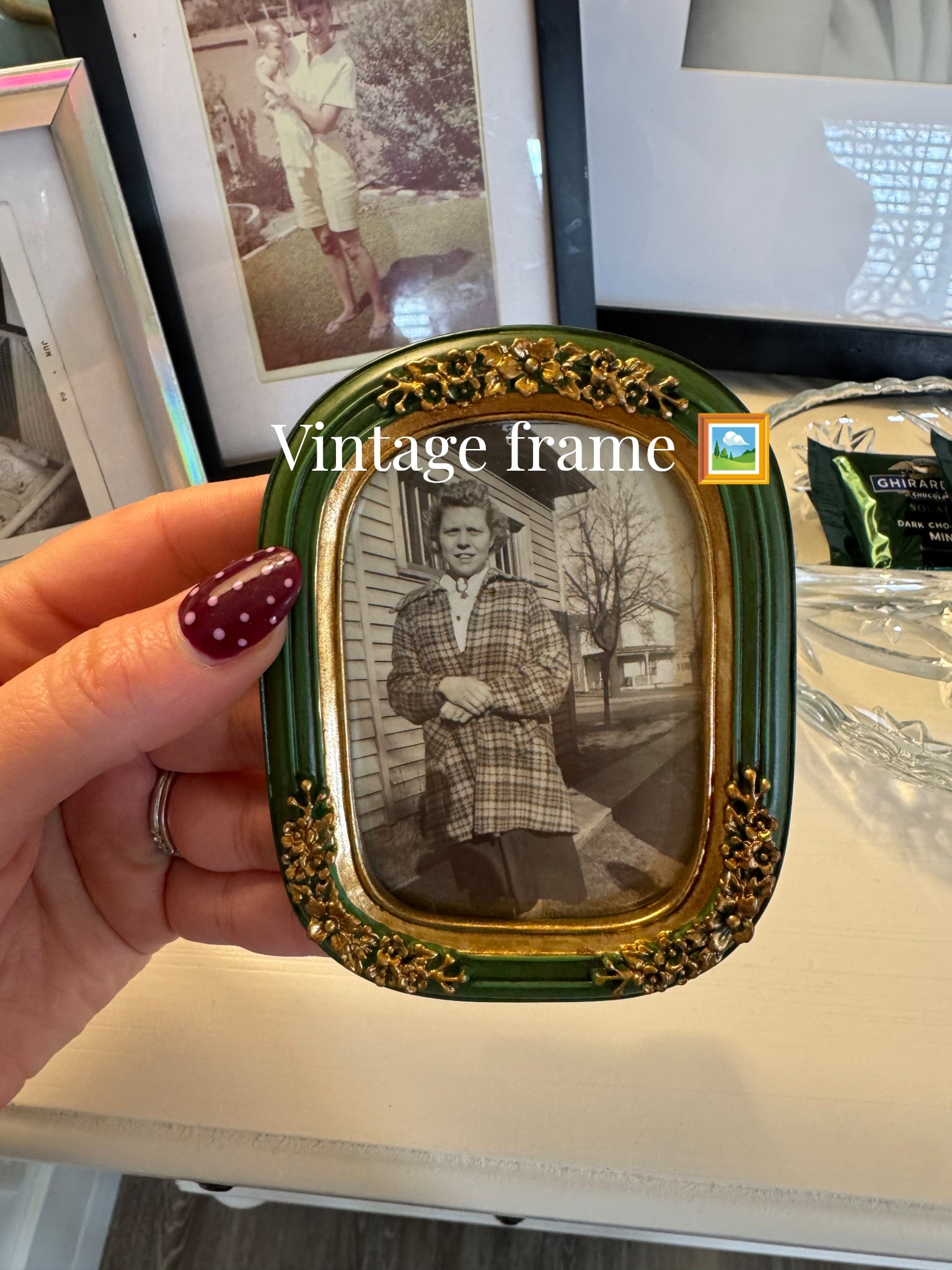 I love thrifting vintage frames, but sometimes photos need very specific sizes and Amazon is honestly the most affordable option I’ve found 🖼️✨ This small vintage-style frame is perfect for old family photos, heirloom pictures, and those awkward photo sizes that are hard to find in stores.

Going into 2026 with a full commitment to framing photos and putting them all over the house because it’s such a timeless, cozy, lived-in look 🤍 If you love vintage frames, gallery walls, family photos, affordable home decor, Amazon home finds, classic decor, grandmillennial style, cottagecore vibes, and meaningful home details, this is such an easy win. 🤍

#LTKFindsUnder50 #LTKGiftGuide #LTKHome