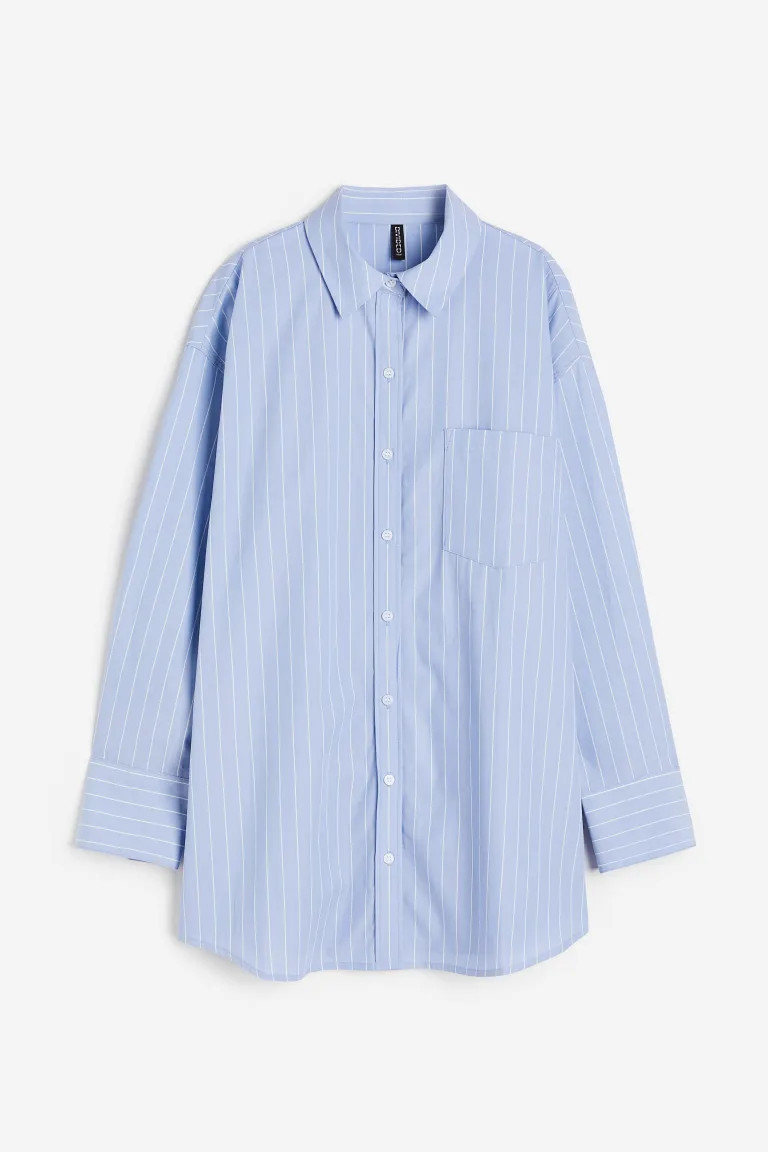 Oversized Poplin Shirt | H&M (US + CA)