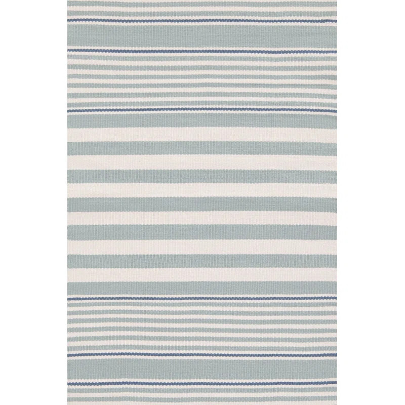 Rugby Handmade Flatweave Light Blue Indoor/Outdoor Rug | Wayfair North America