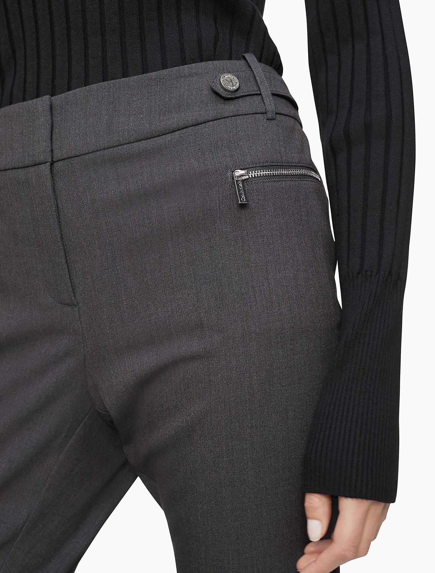 Modern Essentials Straight Leg Zip Pants | Calvin Klein | Calvin Klein (US)