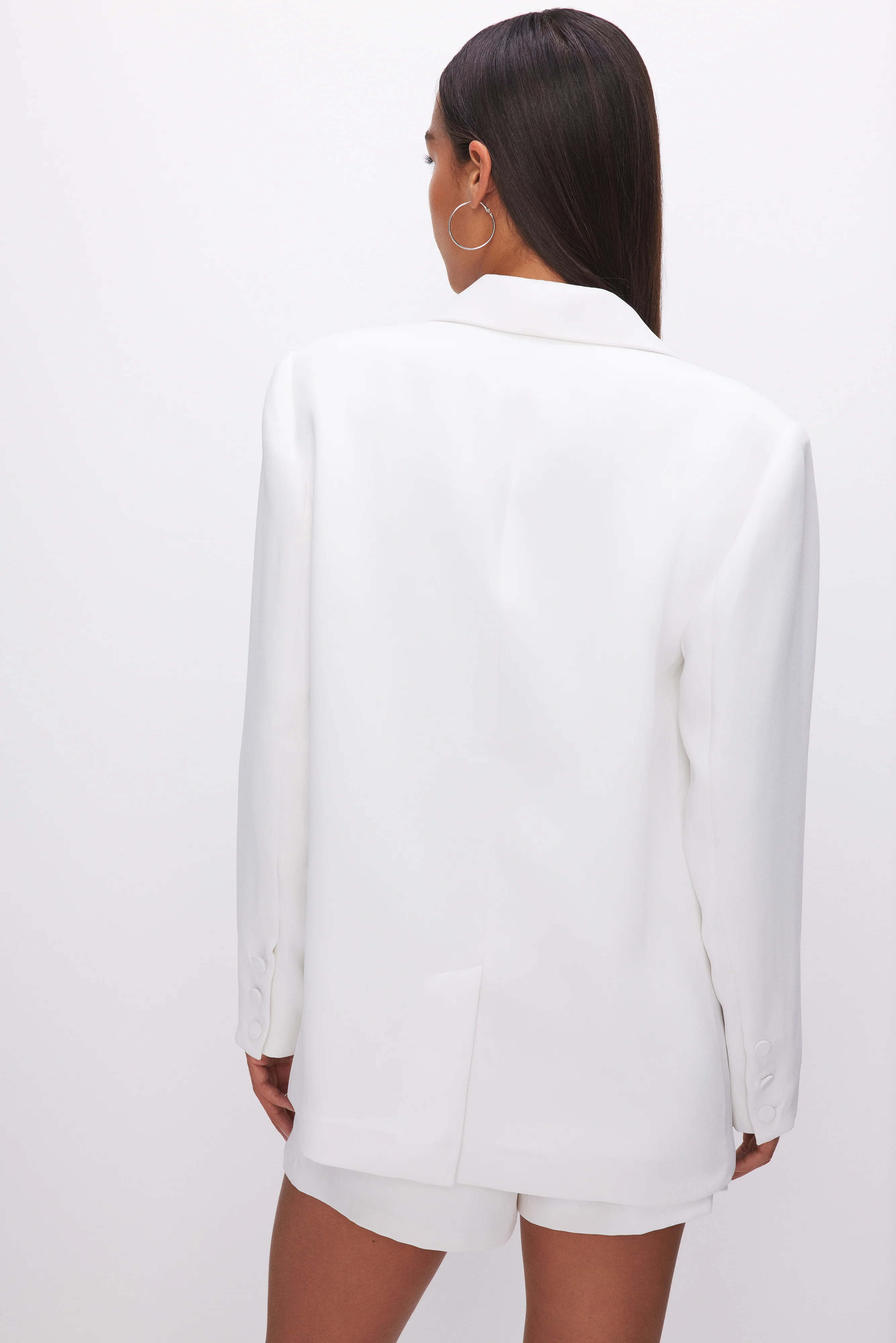 LUXE SUITING BOYFRIEND BLAZER | Good American