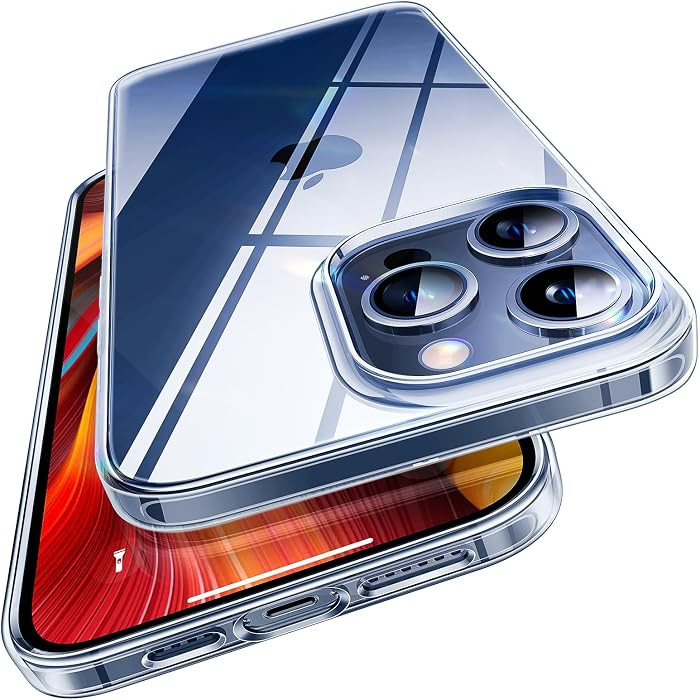 TORRAS Crystal Clear for iPhone 15 Pro Case, Ultra-Thin, 6.1 inch | Amazon (US)