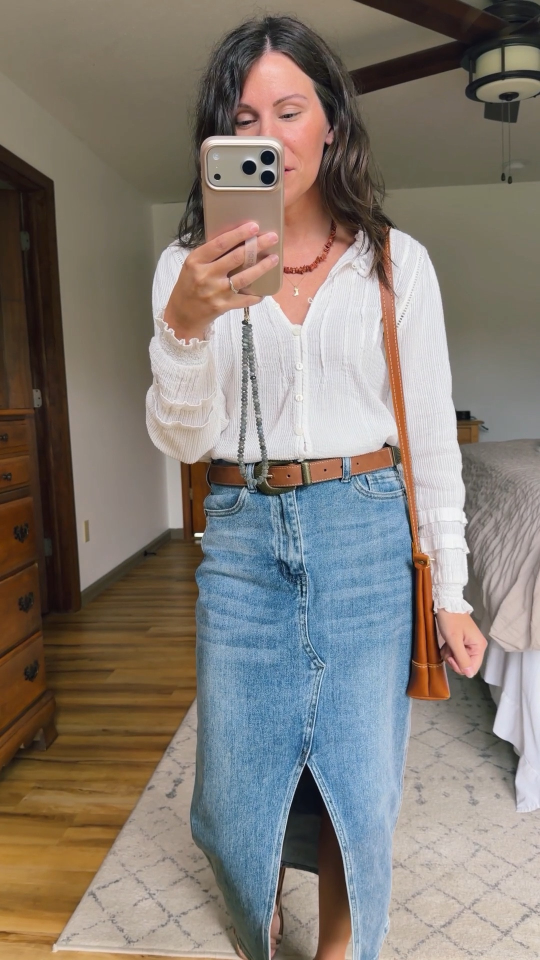 xs in my top, xs in my denim skirt, 6 in my croc sandals. Linked my bag and cowboy boot necklace. 

My red/orange necklace is thrifted so I linked similar, and my western belt is older so I linked similar. 



#LTKPetite #LTKdayinmylife #LTKSeasonal