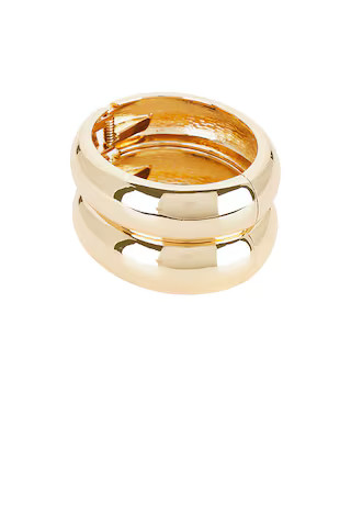SHASHI Double Tsuki Cuff Bracelet in Gold from Revolve.com | Revolve Clothing (Global)