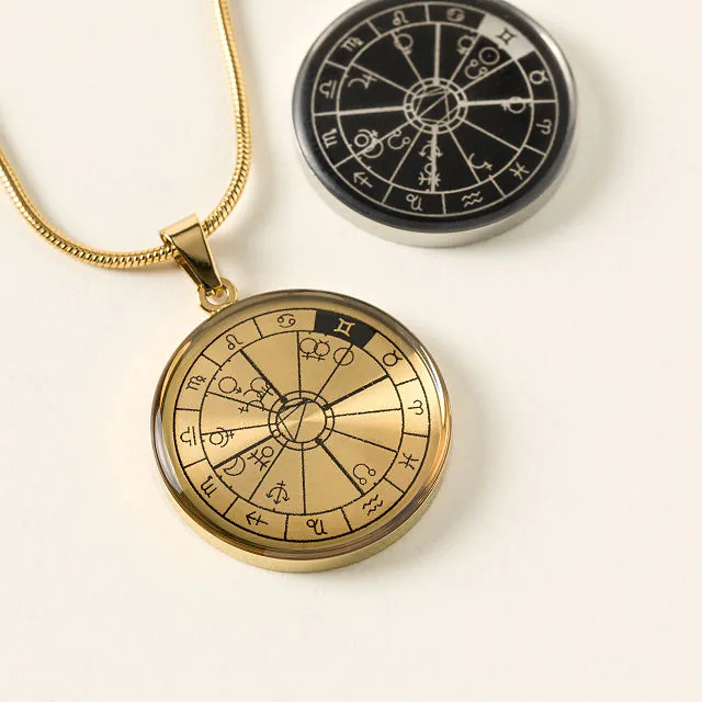 Personalized Birth Chart Necklace | UncommonGoods
