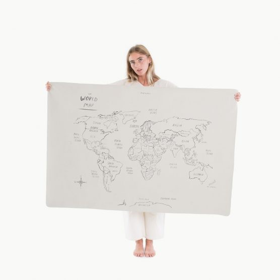 GATHRE Mini+ Mat – World Map | The Tot