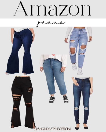 Amazon jeans, denim jeans, ripped jeans, black jeans, affordable jeans

#LTKstyletip #LTKplussize