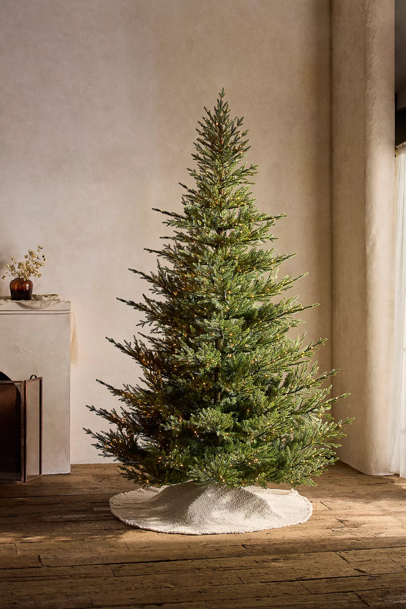 Faux Pre-Lit Norway Spruce | Anthropologie (US)
