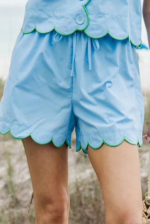 The Way To Be Blue Shorts | The Mint Julep Boutique