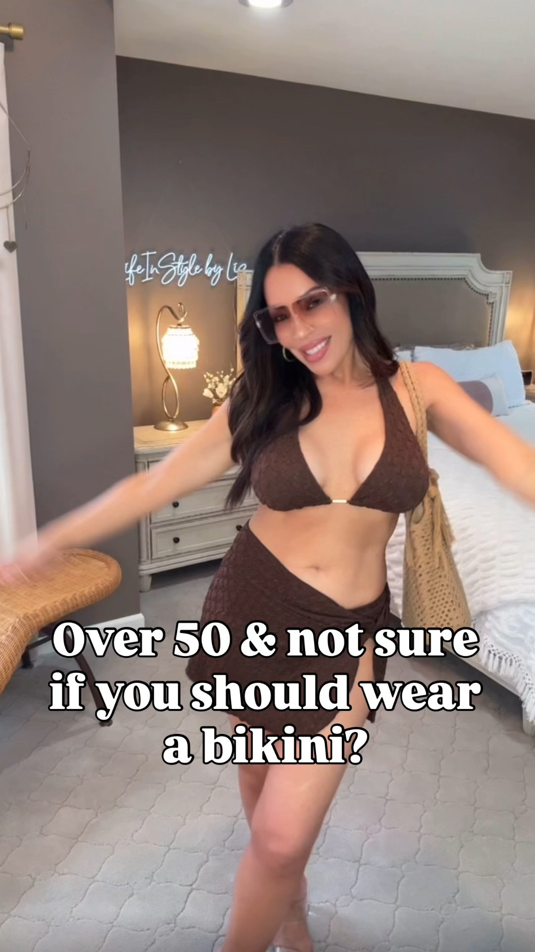 Confidence has no expiration date. ✨
Age is just a number, and 54 has never looked better! Whether it’s a bikini or a sarong, the best thing you can wear is your own self-assurance. Here’s to celebrating every year and every curve. Get this bikini @cupshe and use code: Liz15 to save 15% on orders of $65+
🤎🐚
#AgelessStyle #ConfidenceAtAnyAge #SummerReady #BikiniSeason #cupshe

#LTKTravel #LTKOver40 #LTKSeasonal