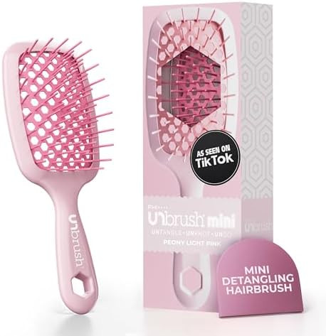 FHI Heat UNbrush Mini Detangler Brush for Pain-Free Brushing on All Wet or Dry Hair Types — Dur... | Amazon (US)