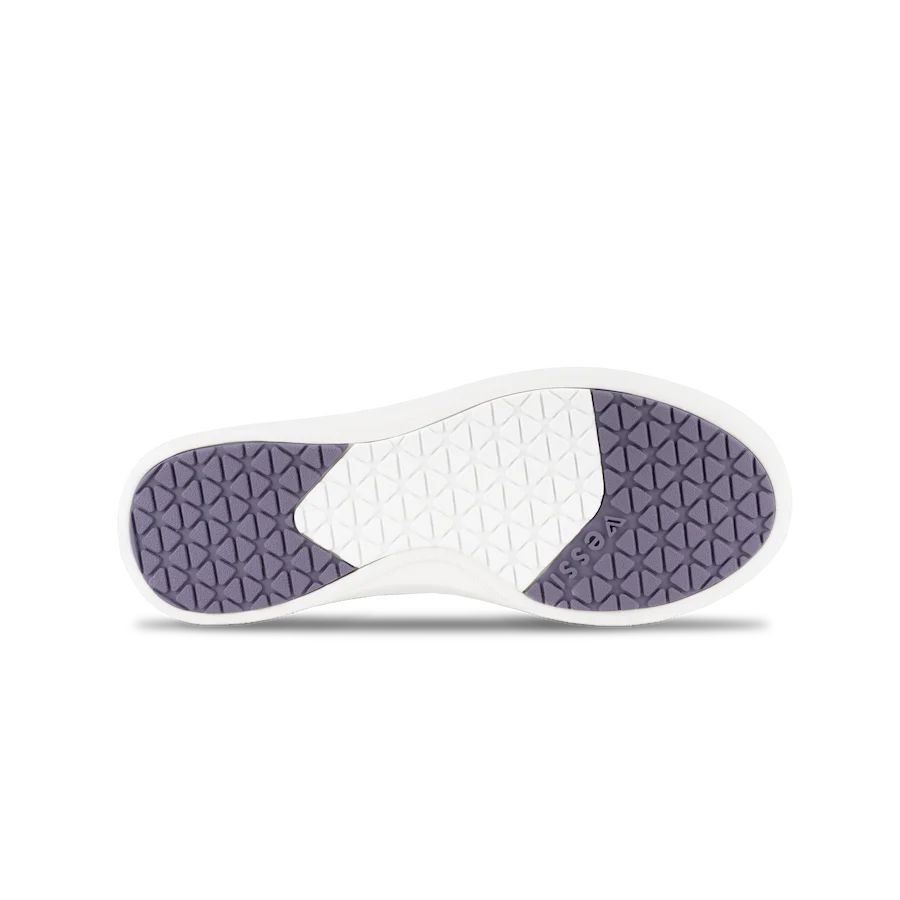 Women's Weekend - White on Lilac Purple | Vessi Footwear Ltd.