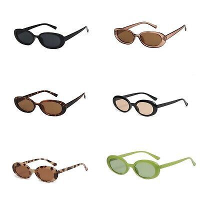 Retro Oval Sunglasses Vintage Style Unisex UV Protection | eBay UK