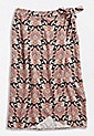 Paisley Print Wrap Skirt | Maurices