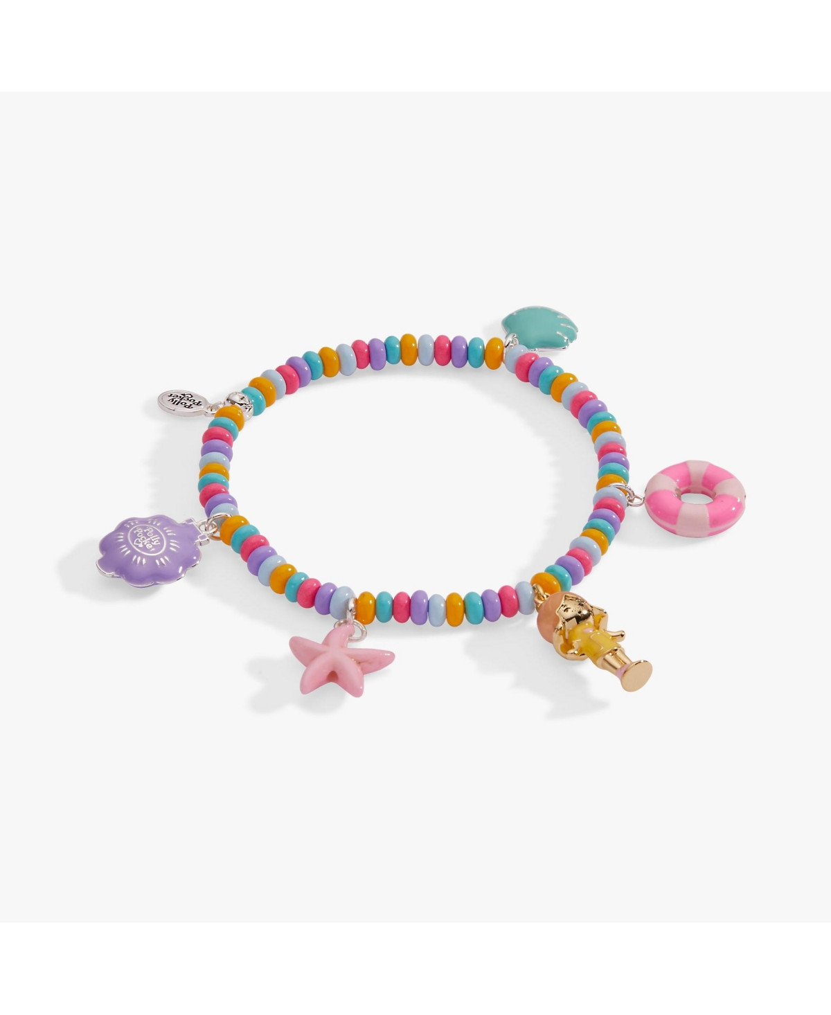 Alex and Ani Polly Pocket Limited Edition Pool Party Stretch Charm Bracelet