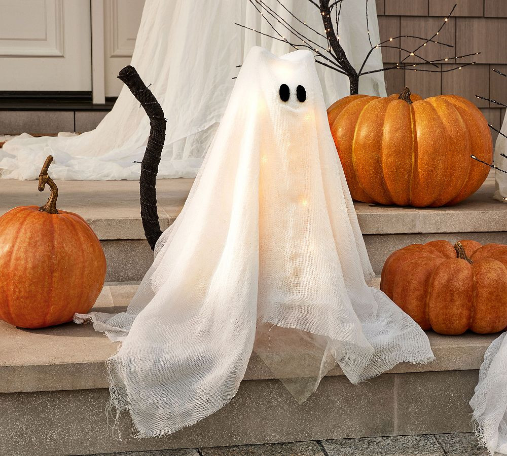 Lit Ghost Cat | Pottery Barn (US)
