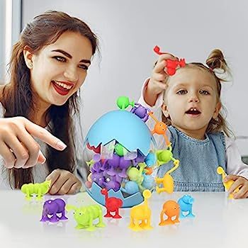 Suction Toys, 40 Pcs Kids Bath Toys Sensory Toys for 3 4 5 6 7 Year Old Boys Girls Stress Release... | Amazon (US)