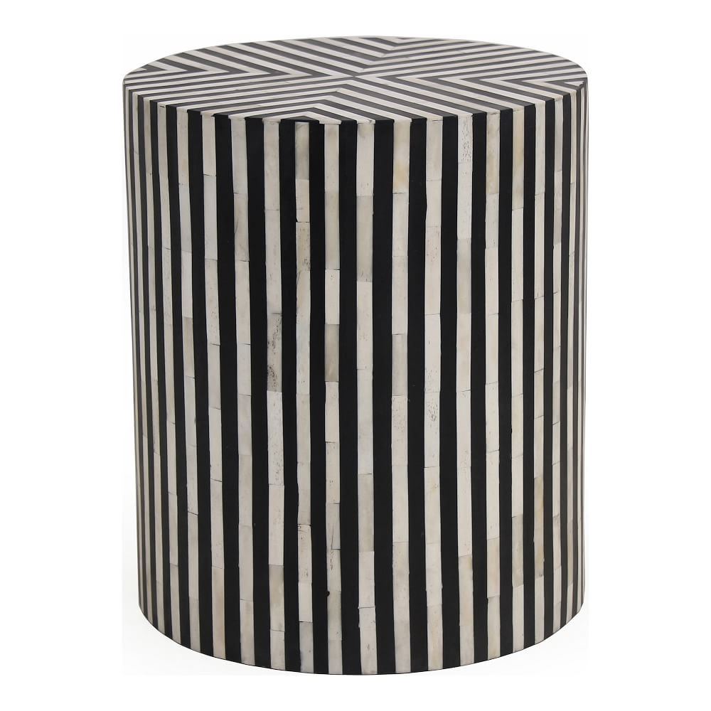 Striped Side Table (15") | West Elm (US)