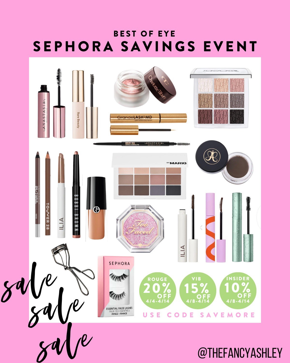 Sale alert! Sephora Savings Event is ON now through April 14th. Save up to 20% with code SAVEMORE. I’m obsessed with these eye finds—perfect time to restock all your beauty faves!

#LTKSaleAlert #LTKBeauty #LTKWatchNow