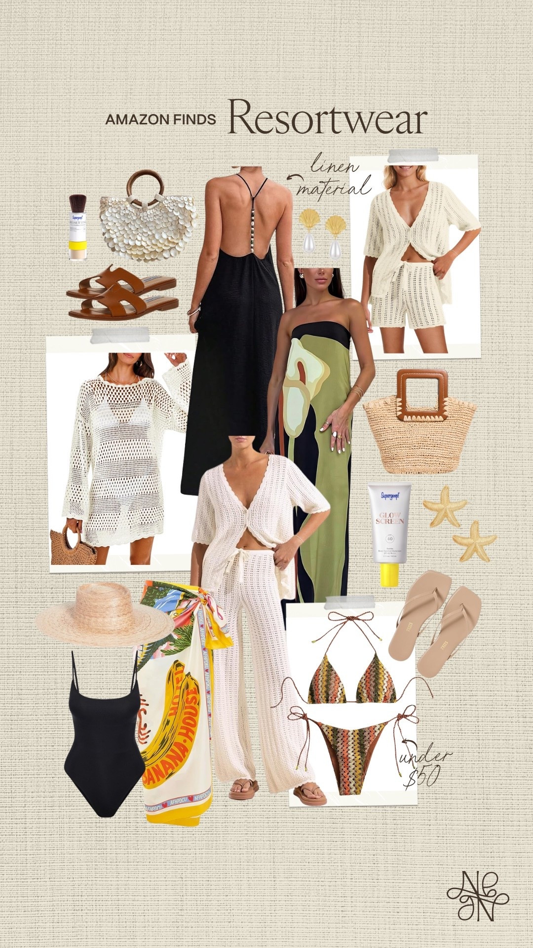 Amazon resortwear finds 🌴

Vacation outfit 
Beach outfit 
Pool outfit 
Vacation dress 
Cover ups 

#LTKTravel #LTKSeasonal