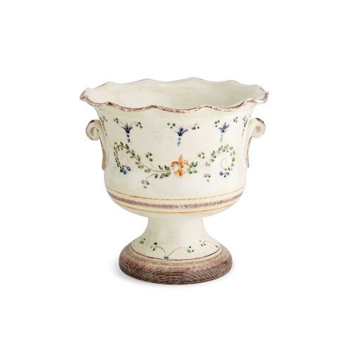 Arte Italica Medici Footed Cachepot 13.5" D x 13" H | Gracious Style