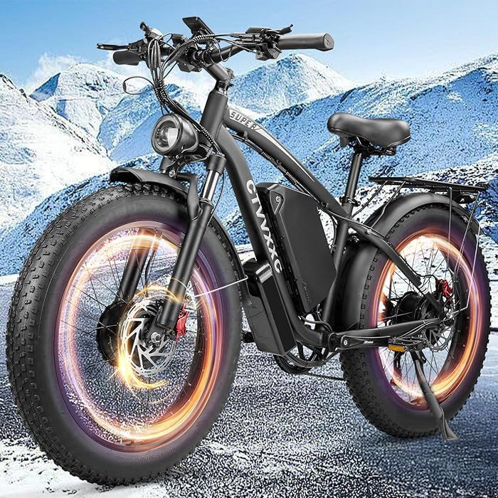 6000W Peak Dual Motor Ebike for Adults - 52V 34Ah Fast Electric Bike for Men Women 45 MPH,Up to 1... | Amazon (US)