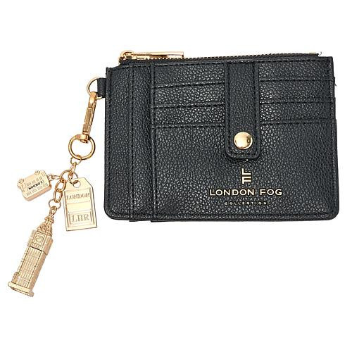 London Fog Winslow Mini Wallet with Charms - Brown | HSN