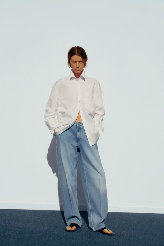 MOLDABLE OVERSIZED SHIRT | Zara US