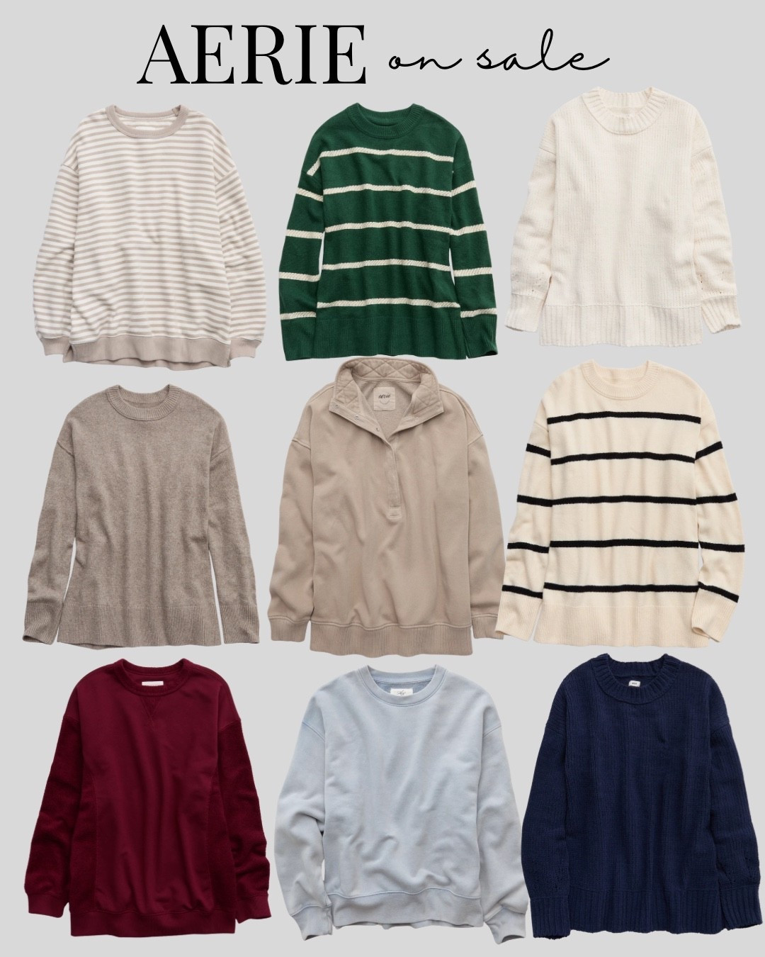 Give me all the cozy pullovers!! Snag these favorites from Aerie on major sale right now  

#LTKCyberWeek #LTKOver40 #LTKSaleAlert