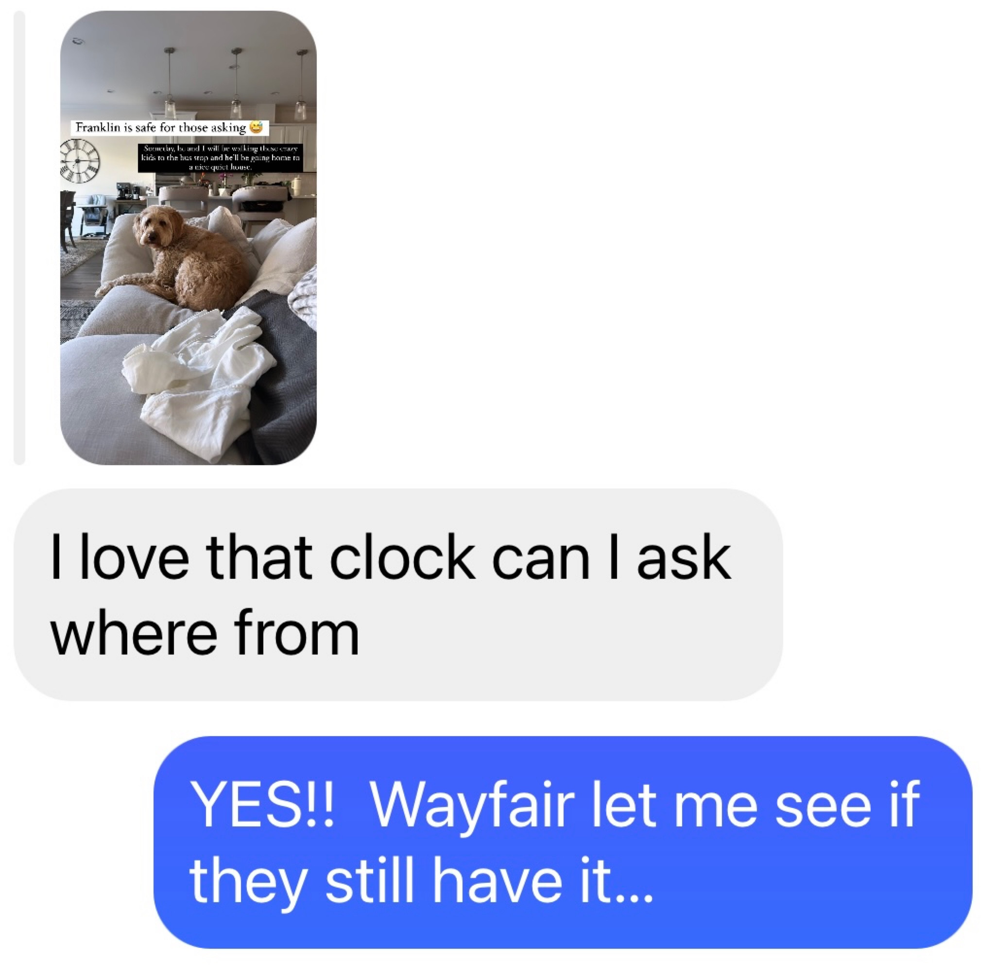 Wayfair metal wall clock on sale!

#LTKhome #LTKsalealert #LTKFind