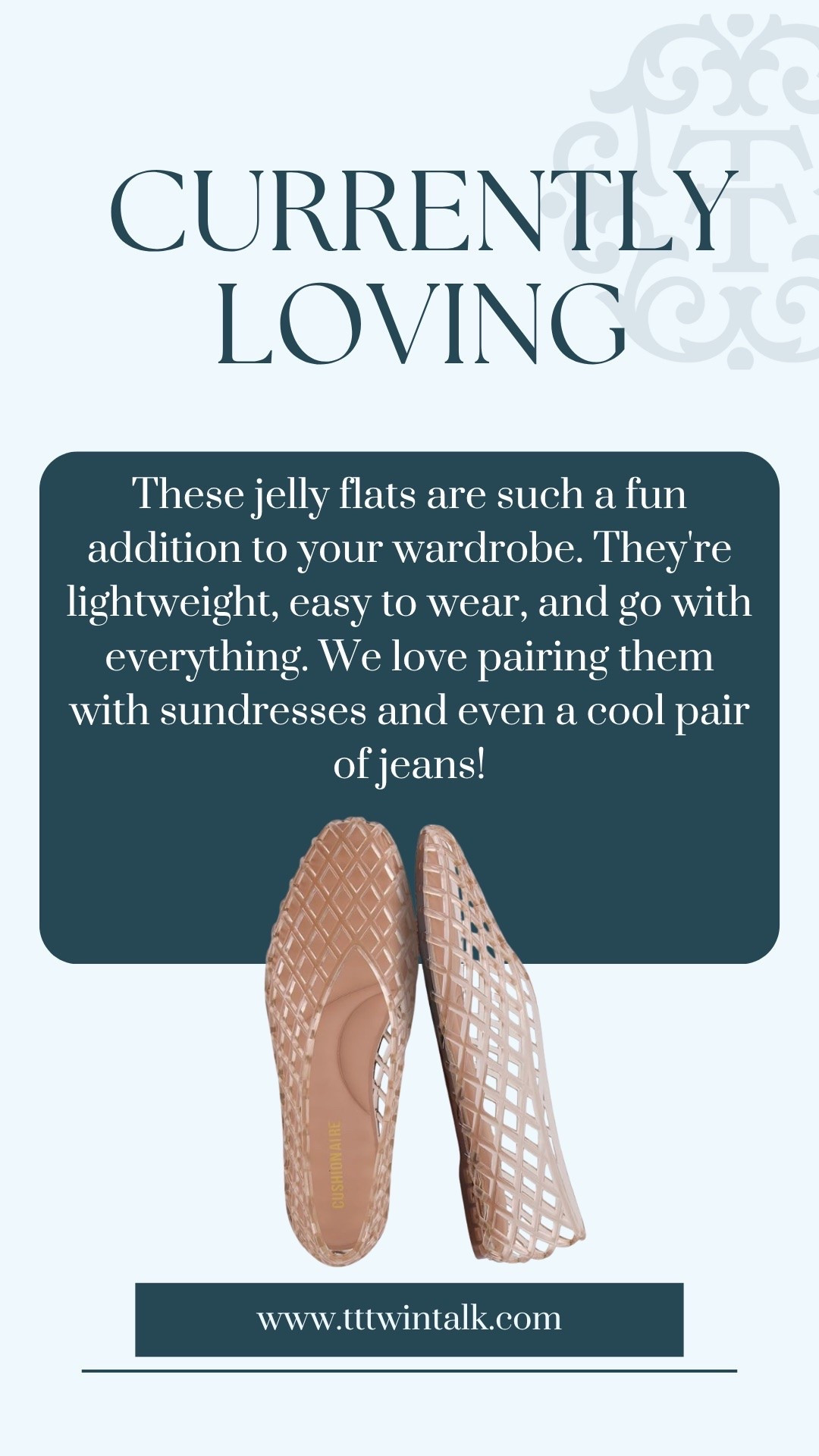 These jelly flats are such a fun addition to your wardrobe. They're lightweight, easy to wear, and go with everything. We love pairing them with sundresses and even a cool pair of jeans!

#LTKSeasonal #LTKOver40 #LTKMidsize