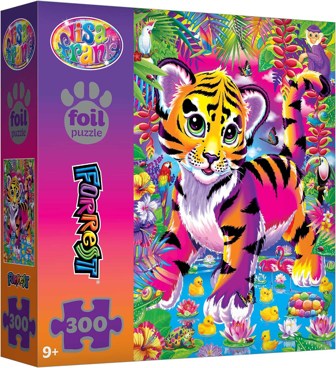 RoseArt Lisa Frank Foil Forrest 300 Piece Jigsaw Puzzle | Amazon (US)